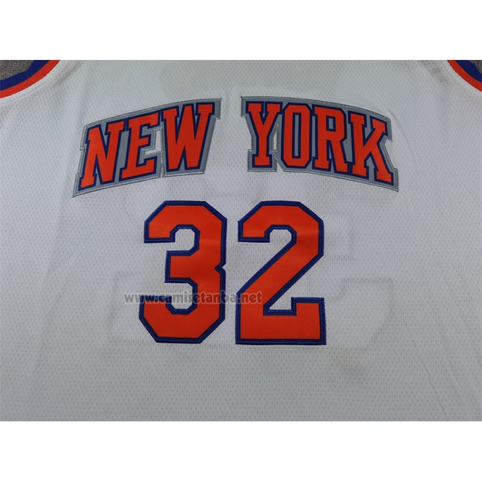 Camiseta New York Knicks Karl-Anthony Towns #32 Association 2024-25 Blanco
